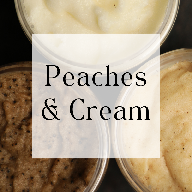 Peaches & Cream Foaming Sugar Scrub 8oz