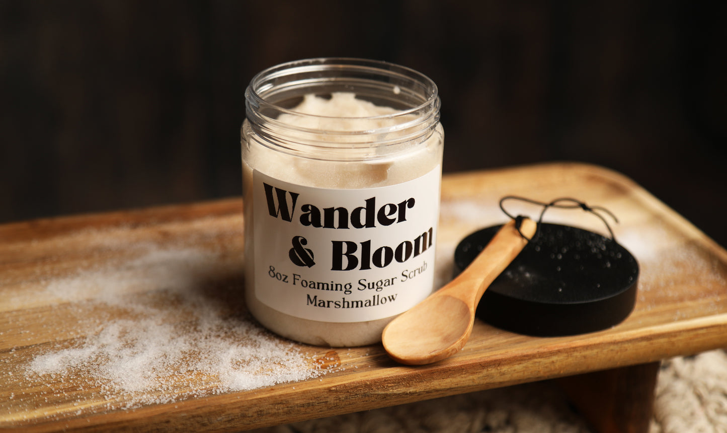 Marshmallow Foaming Sugar Scrub 8oz