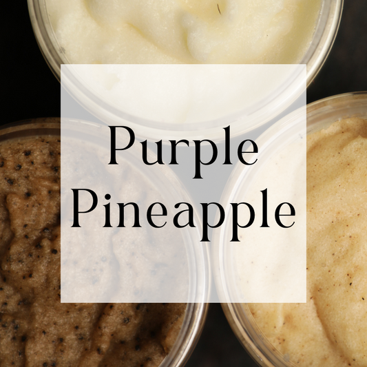 Purple Pineapple Foaming Sugar Scrub 8oz