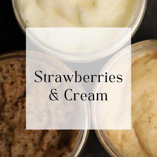 Strawberries & Cream Foaming Sugar Scrub 8oz