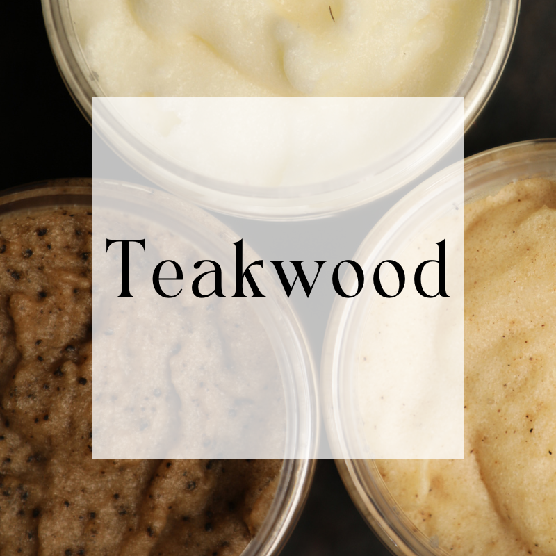 Teakwood Foaming Sugar Scrub 8oz