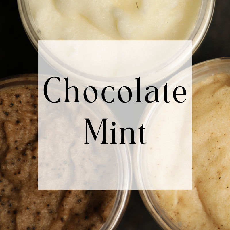 Chocolate Mint Foaming Sugar Scrub 8oz